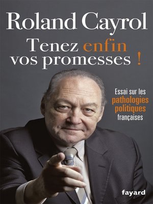 cover image of Tenez enfin vos promesses !